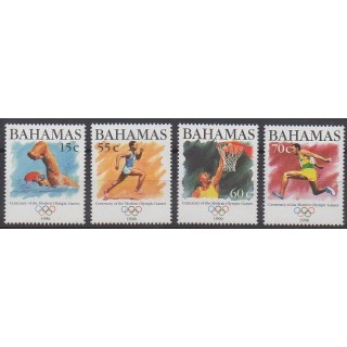 Acheter cette série de timbres des Bahamas de l'année 1996 (No 895/898).