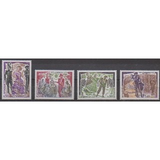 Buy this set of stamps of Monaco of the year 1975 (Nb 1006/1009).