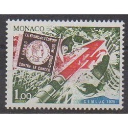 Monaco - 1975 - No 1014 - Santé ou Croix-Rouge