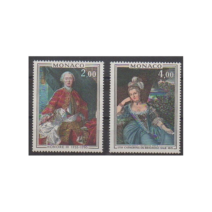 Buy this set of stamps of Monaco of the year 1975 (Nb 1029/1030).
