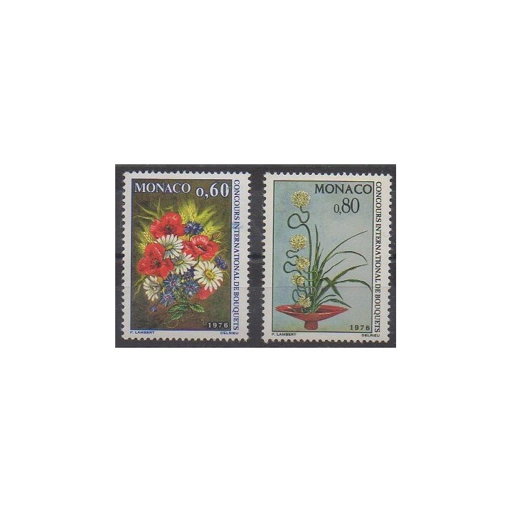 Acheter cette série de timbres de Monaco de l'année 1975 (No 1035/1036).