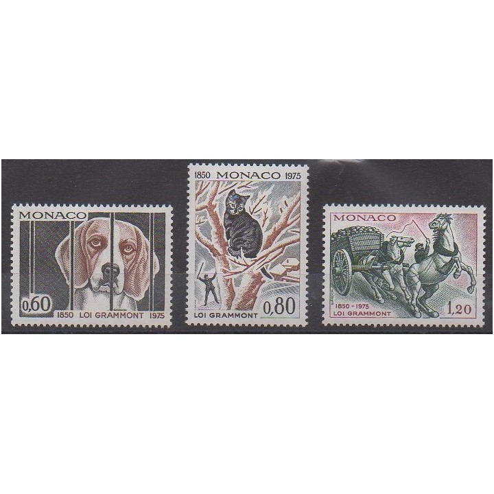 Buy this set of stamps of Monaco of the year 1975 (Nb 1031/1033).