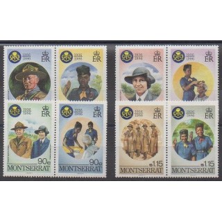 Buy this set of stamps of Montserrat of the year 1986 (Nb 600/607).