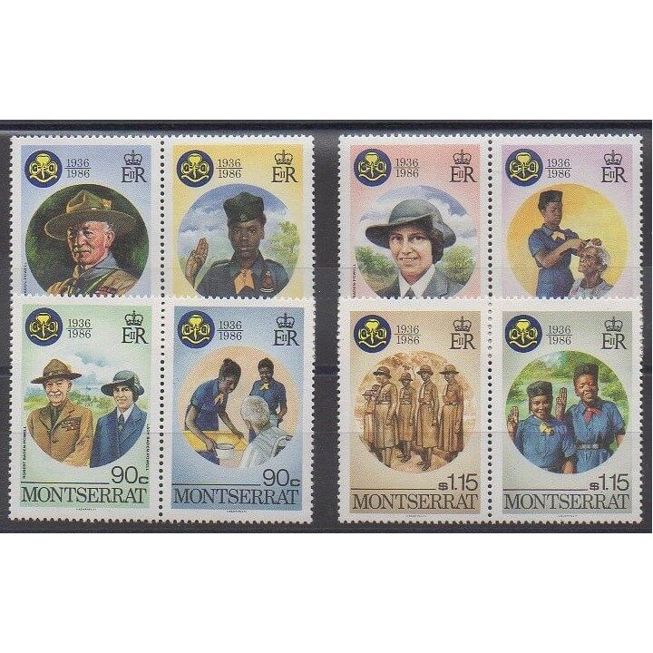 Buy this set of stamps of Montserrat of the year 1986 (Nb 600/607).