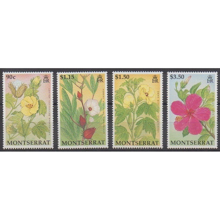 Acheter cette série de timbres de Montserrat de l'année 1994 (No 822/825).