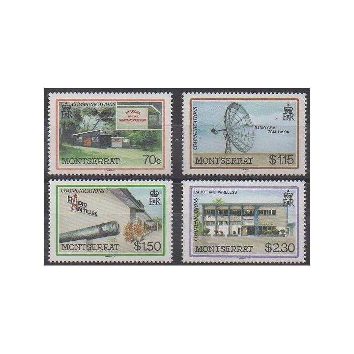 Buy this set of stamps of Montserrat of the year 1986 (Nb 628/631).
