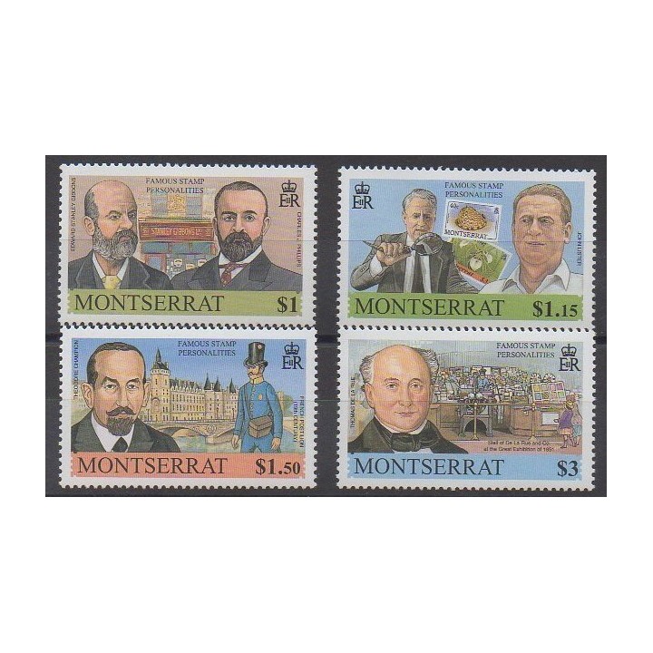 Acheter cette série de timbres de Montserrat de l'année 2001 (No 1068/1071).