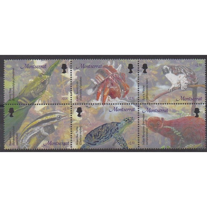 Acheter cette série de timbres de Montserrat de l'année 2003 (No 1106/1111).