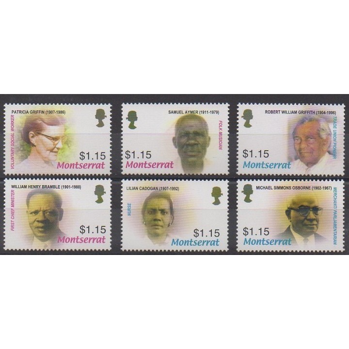 Buy this set of stamps of Montserrat of the year 2006 (Nb 1187/1192).