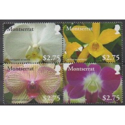 Montserrat - 2008 - Nb 1303A/1303D - Orchids