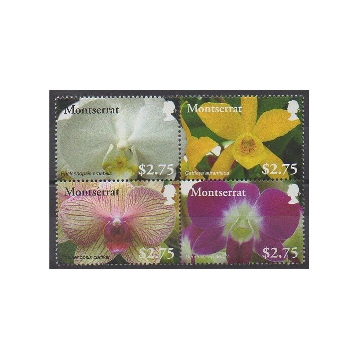 Acheter cette série de timbres de Montserrat de l'année 2008 (No 1303A/1303D).