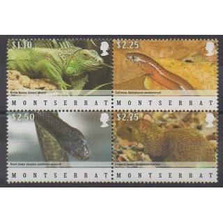 Buy this set of stamps of Montserrat of the year 2009 (Nb 1324/1327).