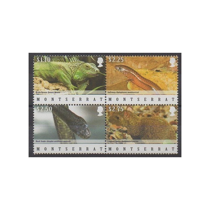 Buy this set of stamps of Montserrat of the year 2009 (Nb 1324/1327).