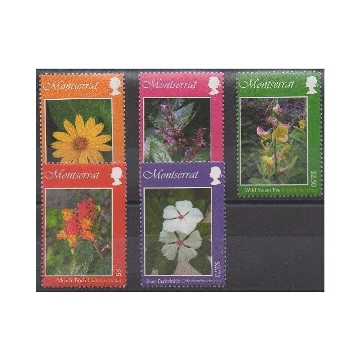 Acheter cette série de timbres de Montserrat de l'année 2010 (No 1372/1376).