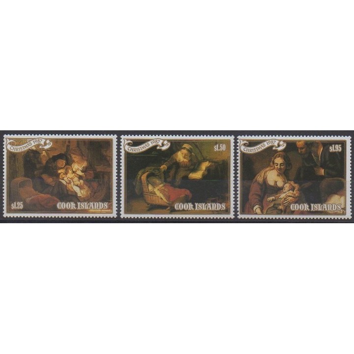 Acheter cette série de timbres des îles  Cook  de l'année 1987 (No 963/965).