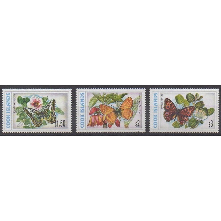 Acheter cette série de timbres des îles  Cook  de l'année 1998 (No 1172/1174).