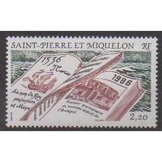 Buy this stamp of Saint-Pierre et Miquelon of the year 1986 (Nb 470).