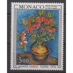 Monaco - 1976 - Nb 1056 - Flowers - Paintings