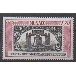 Monaco - 1976 - No 1055 - Histoire - Timbres sur timbres