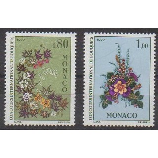 Acheter cette série de timbres de Monaco de l'année 1976 (No 1076/1077).