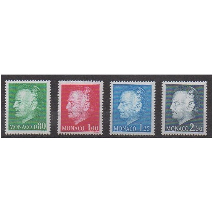 Acheter cette série de timbres de Monaco de l'année 1977 (No 1079/1082).