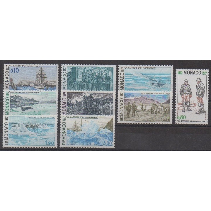 Buy this set of stamps of Monaco of the year 1977 (Nb 1103/1111).