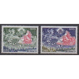 Buy this set of stamps of Monaco of the year 1977 (Nb 1113/1114).