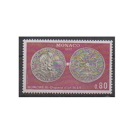 Monaco - 1977 - Nb 1112 - Coins, Banknotes Or Medals