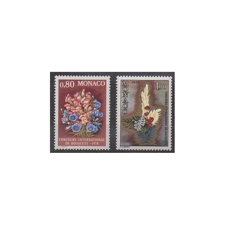 Buy this set of stamps of Monaco of the year 1977 (Nb 1115/1116).