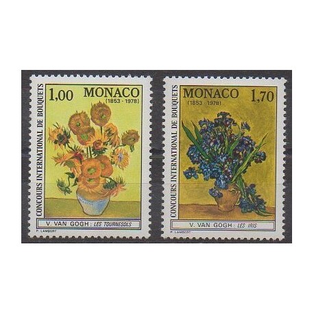 Monaco - 1978 - Nb 1161/1162 - Flowers