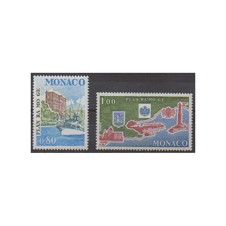 Buy this set of stamps of Monaco of the year 1978 (Nb 1134/1135).