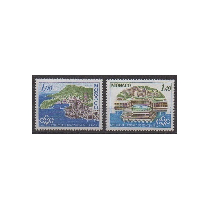 Acheter cette série de timbres de Monaco de l'année 1978 (No 1136/1137).