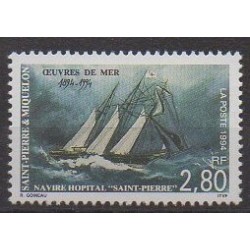Saint-Pierre and Miquelon - 1994 - Nb 598 - Boats