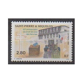 Acheter ce timbre de Saint-Pierre et Miquelon de l'année 1994 (No 597).