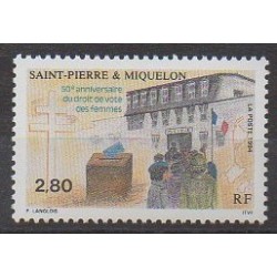 Saint-Pierre et Miquelon - 1994 - No 597 - Droits de l'Homme
