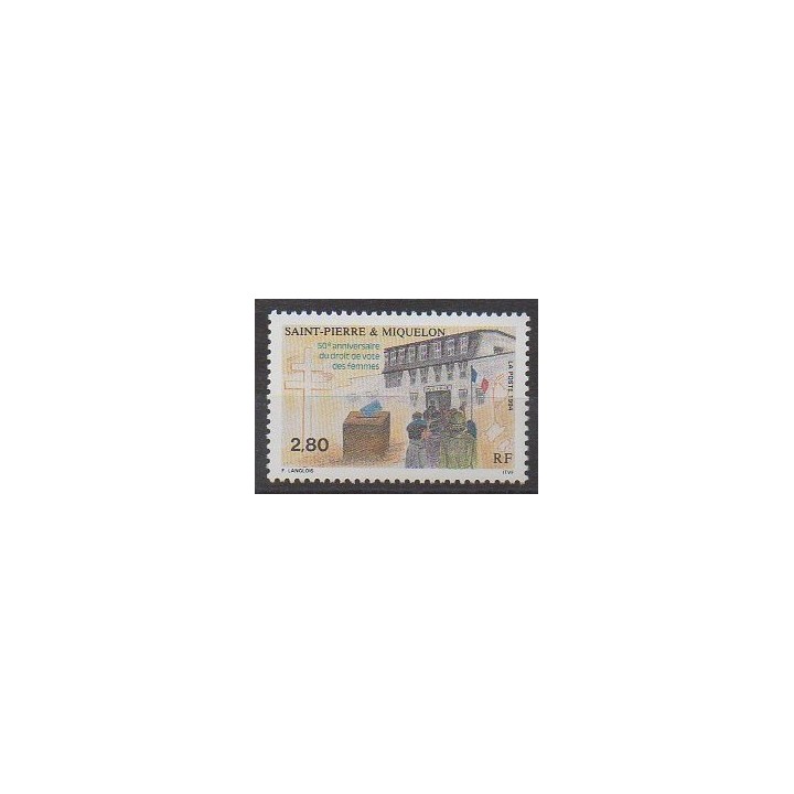 Buy this stamp of Saint-Pierre et Miquelon of the year 1994 (Nb 597).