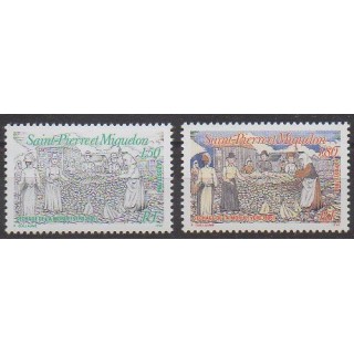 Acheter cette série de timbres de Saint-Pierre et Miquelon de l'année 1994 (No 595/596).