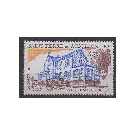 Saint-Pierre and Miquelon - 1993 - Nb 584 - Architecture