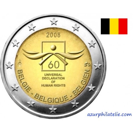 Belgique - 2008 - 60 ans de la Déclaration Universelle des Droits de l'Homme