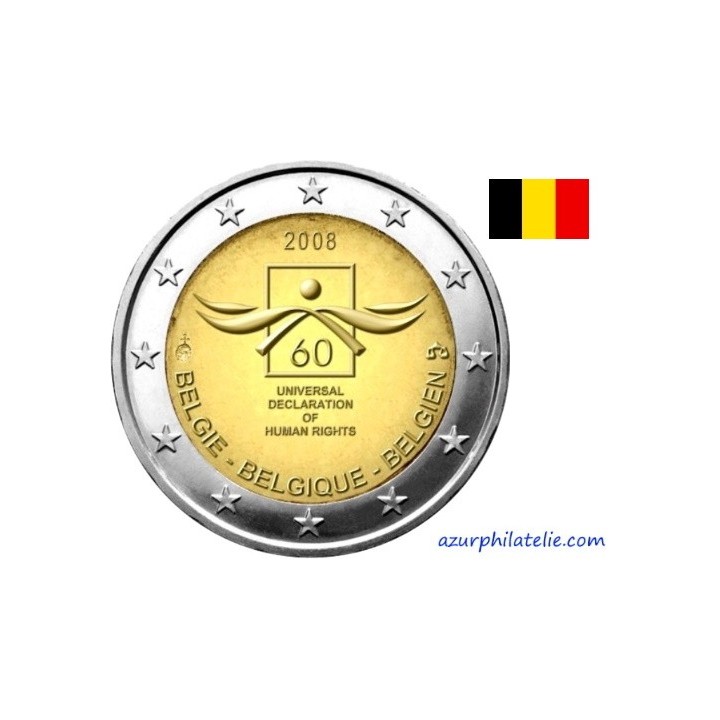 Belgique - 2008 - 60 ans de la Déclaration Universelle des Droits de l'Homme
