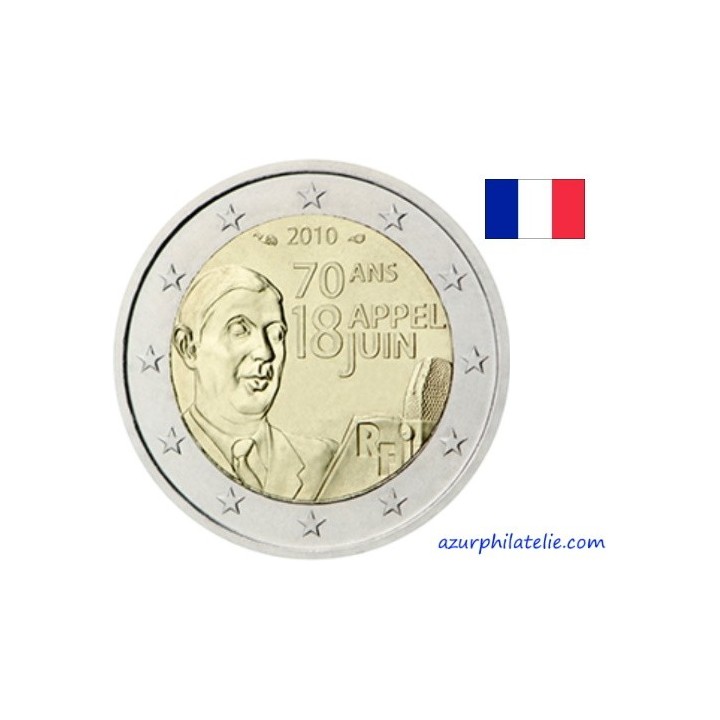 France - 2010 - 70 ans de l'appel du 18 juin du général De Gaulle