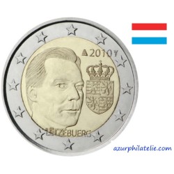 2 euro commémorative - Luxembourg - 2010 - Armoiries du Grand-Duc