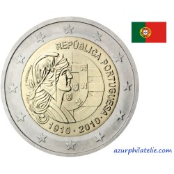 2 euro commémorative - Portugal  - 2010 - 100 ans de la République portugaise