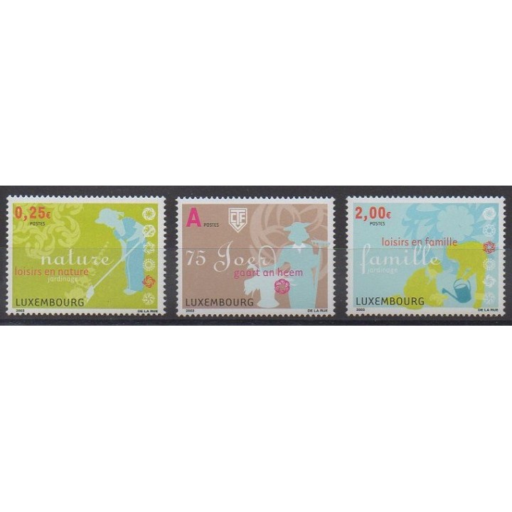 Acheter cette série de timbres du Luxembourg de l'année 2003 (No 1561/1563).