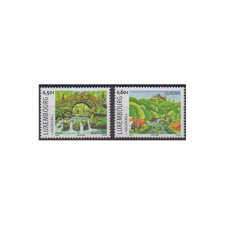 Buy this set of stamps of Luxembourg of the year 2004 (Nb 1590/1591).