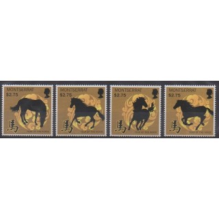 Acheter cette série de timbres de Montserrat de l'année 2013 (No 1505/1508).