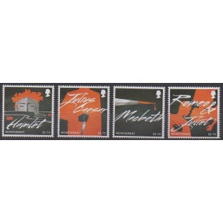 Acheter cette série de timbres de Montserrat de l'année 2013 (No 1489/1492).