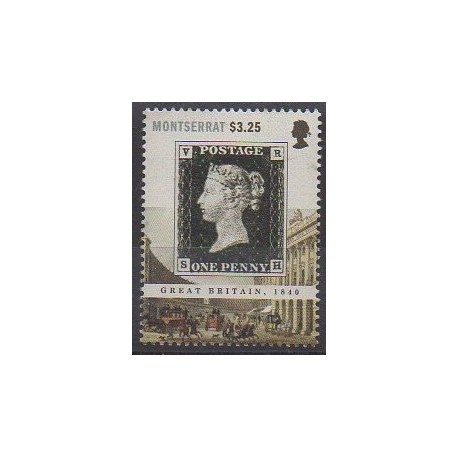 Montserrat - 2015 - Nb 1559 - Stamps on stamps