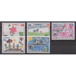 Buy this set of stamps of Monaco of the year 1979 (Nb 1181/1185).