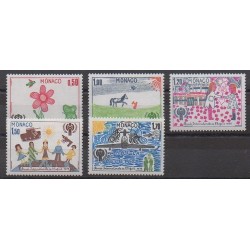 Monaco - 1979 - Nb 1181/1185 - Children's drawings